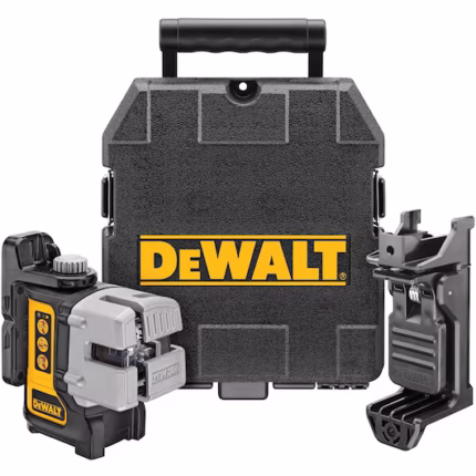 NIVEL LÁSER DE 3 LÍNEAS LUZ ROJA - DeWALT